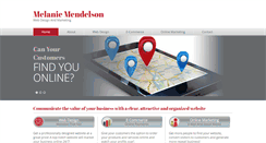 Desktop Screenshot of melaniemendelson.com