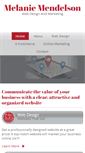 Mobile Screenshot of melaniemendelson.com